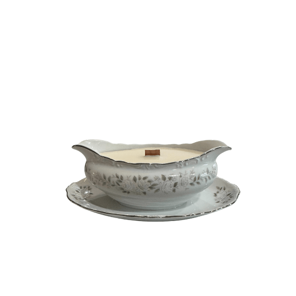 Silver Flora - Haven on Summer HillCandlesLarge Candle Only