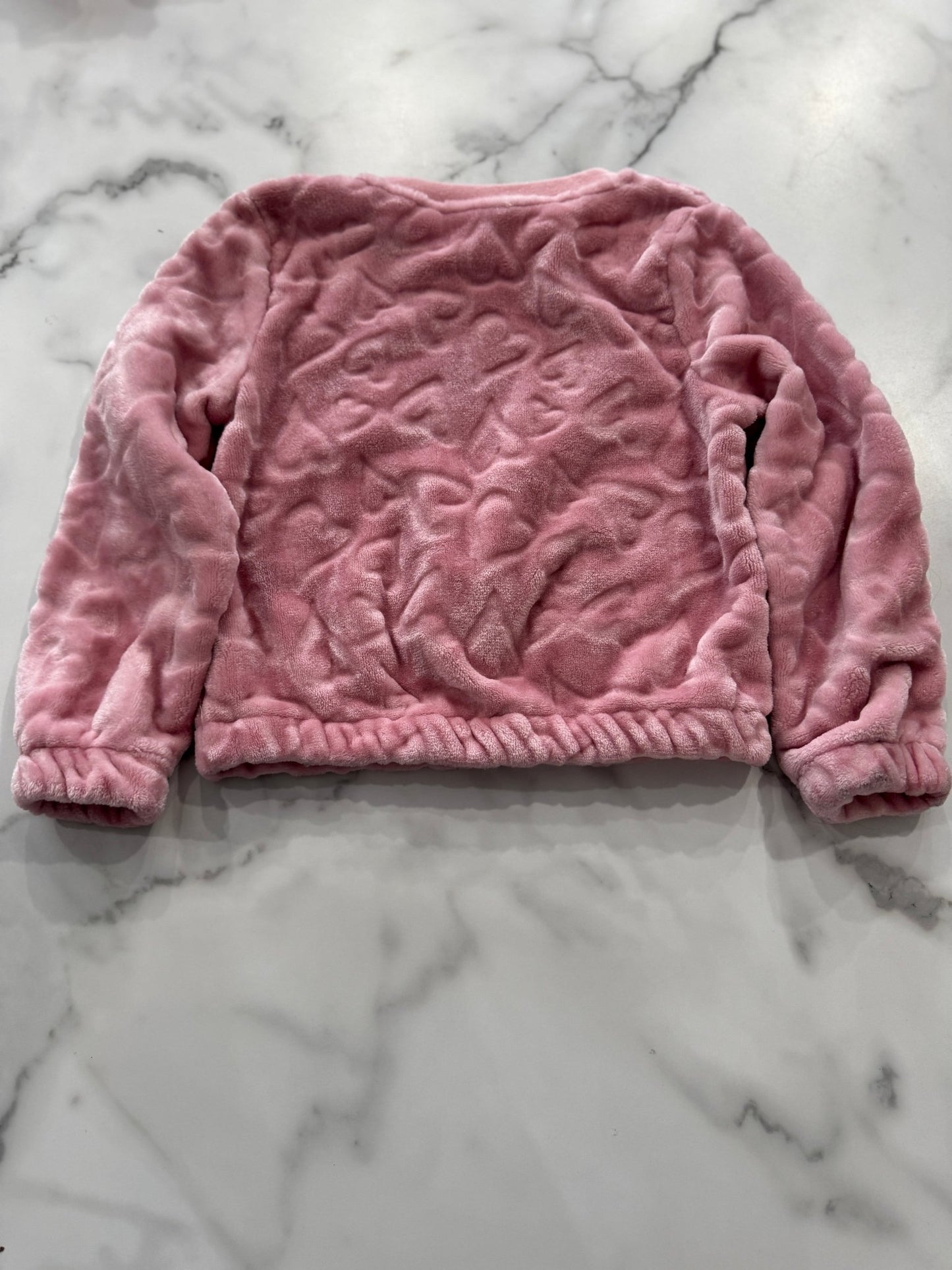 Plush Pink Fleece Sweatshirt 5T - Haven on Summer HillGirl's Apparel