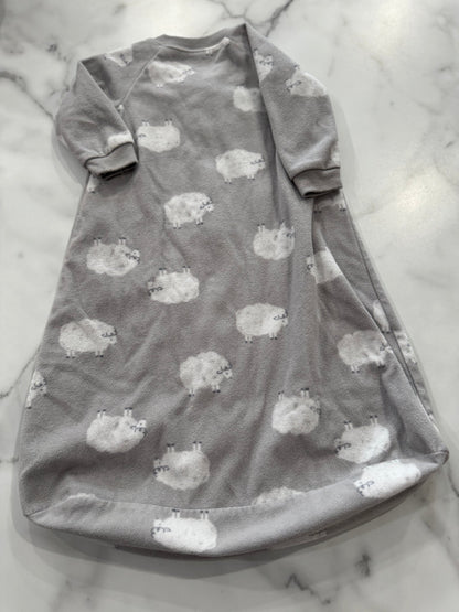 Grey Fleece Zippered Sleep Sack 3 - 6 Months - Haven on Summer HillBaby Boy