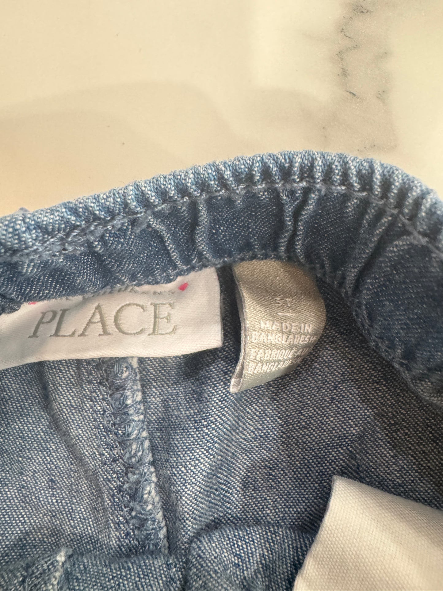 Set of 2 Denim Cozy Shorts with Front Tie 3T