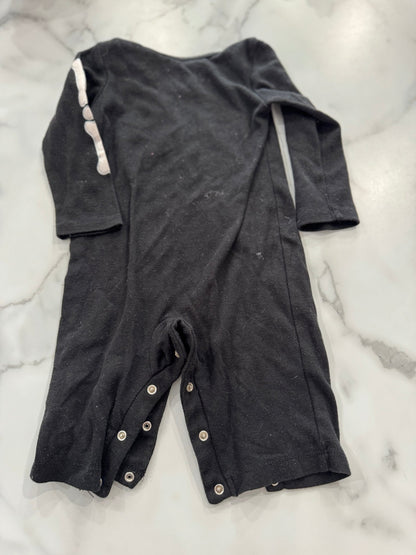 Black Skeleton Halloween Jumper 12 Months - Haven on Summer HillBaby Boy