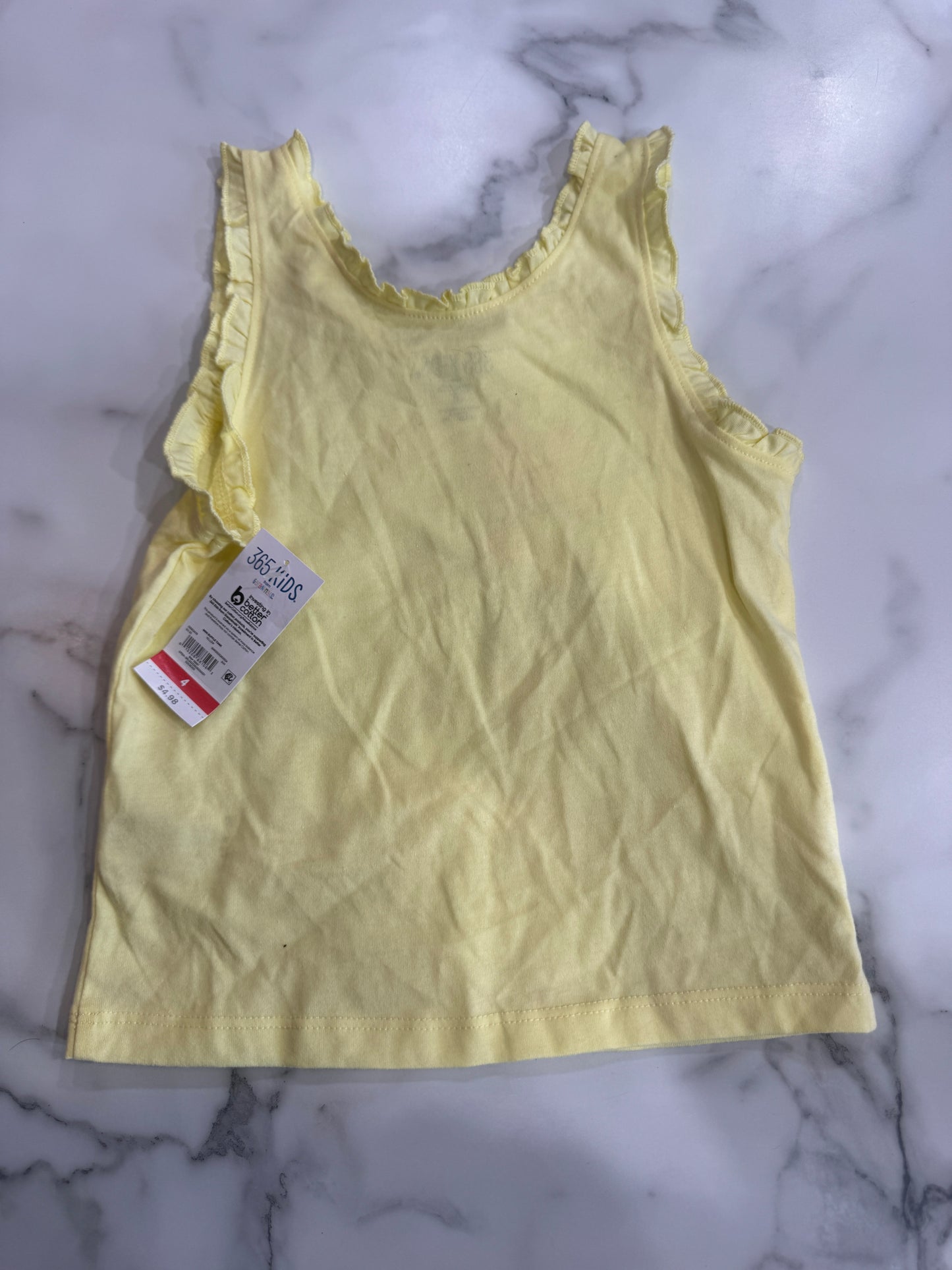 Greetings From Paradise Yellow New with Tags Tank 4T