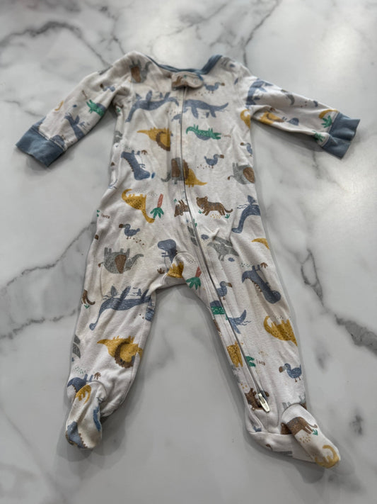 Dino Print Zip - up Sleeper 6 Month - Haven on Summer HillDollar Bin