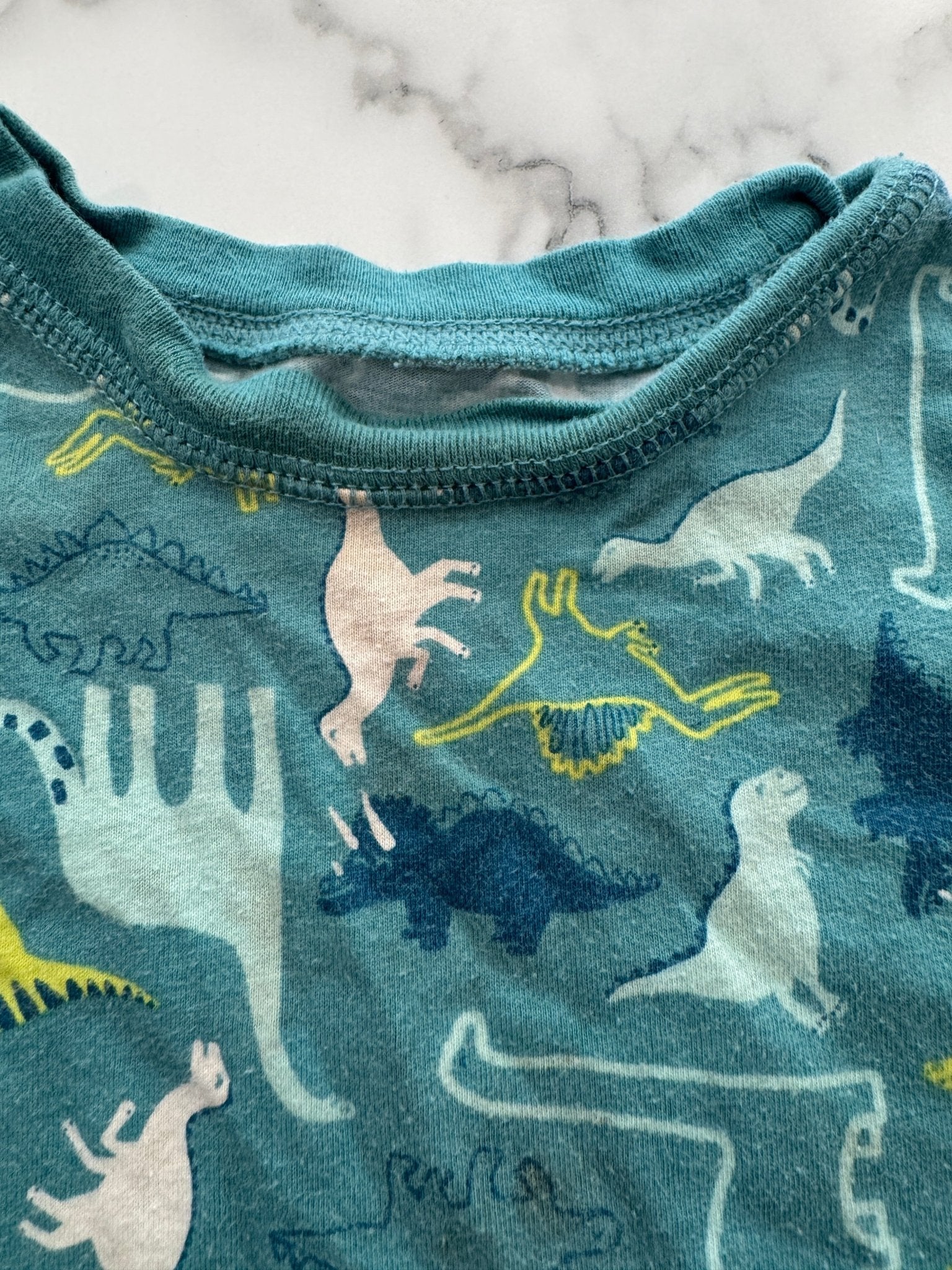 Dino Print Teal Jumper - Haven on Summer HillDollar Bin