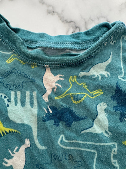 Dino Print Teal Jumper - Haven on Summer HillDollar Bin