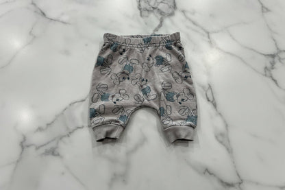 Grey Mickey Print Infant Joggers 3 Months - Haven on Summer HillBaby Boy