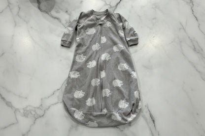 Grey Fleece Zippered Sleep Sack 3 - 6 Months - Haven on Summer HillBaby Boy