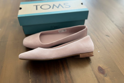 TOMS Beige Pink Flats - New Without Tags, Women's 8 - Haven on Summer HillWomen's Shoes