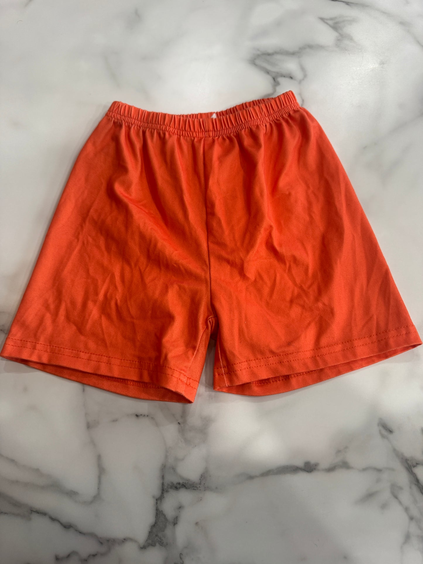 Set of 3 Orange & Floral Long Length Shorts 2/3T