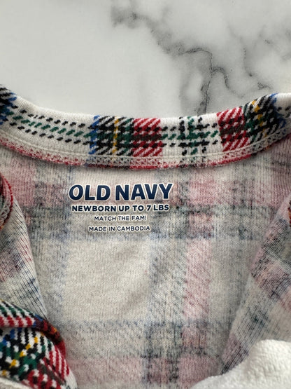 Old Navy Red Plaid Newborn Sleeper - Haven on Summer HillBaby Boy