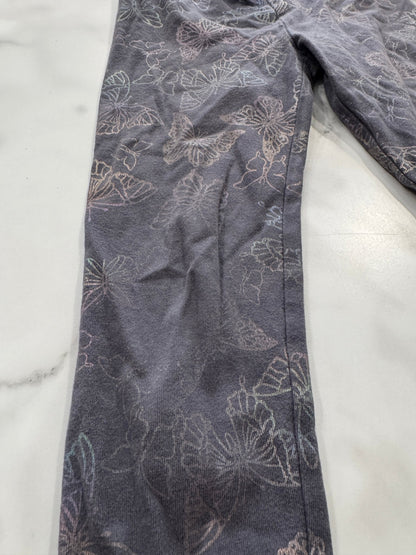 Grey Butterfly Colored Print Leggings XS 4T - Haven on Summer HillDollar Bin