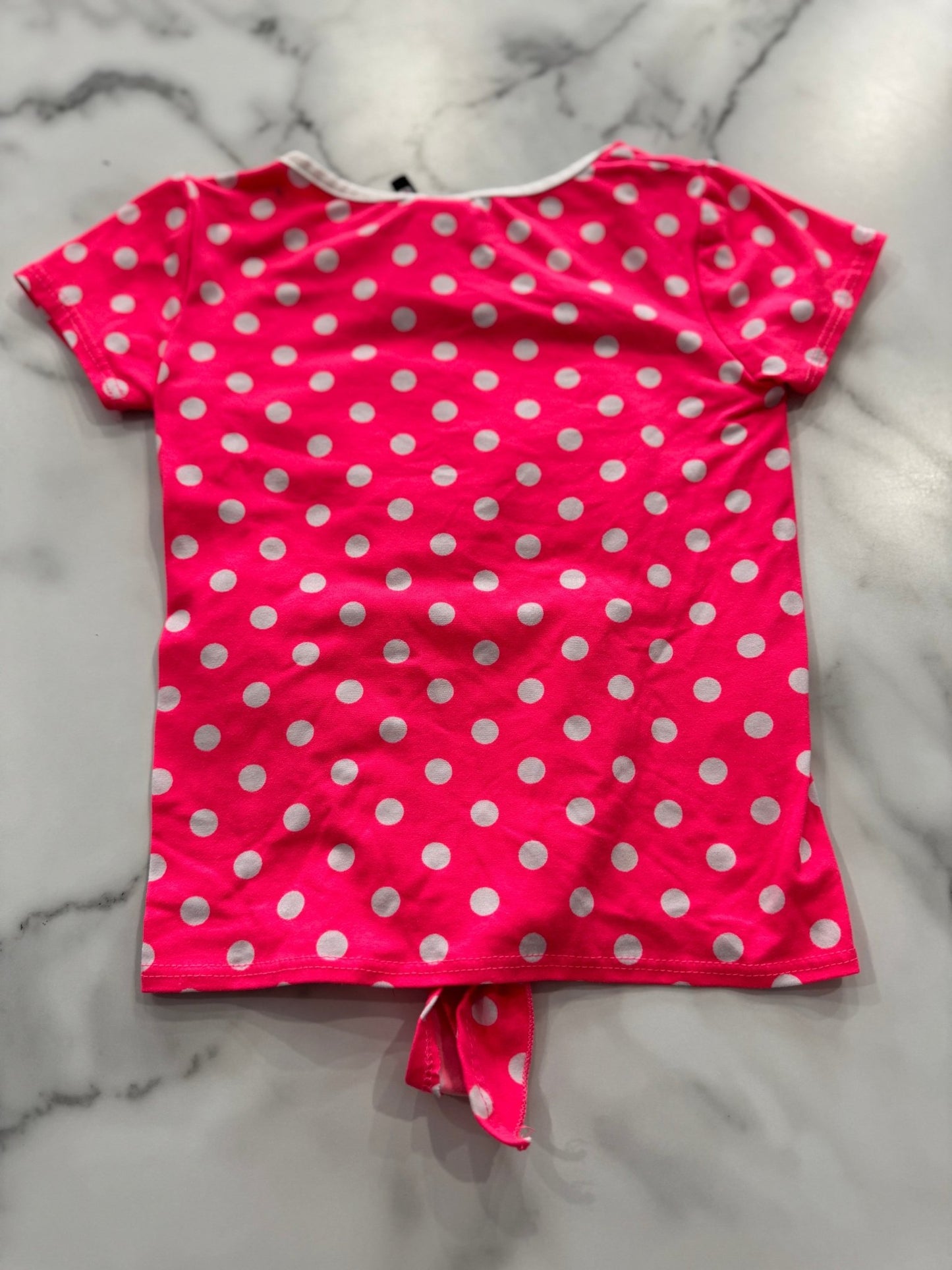 Bright Pink Sequin Unicorn Tie Front Shirt 4T - Haven on Summer HillDollar Bin