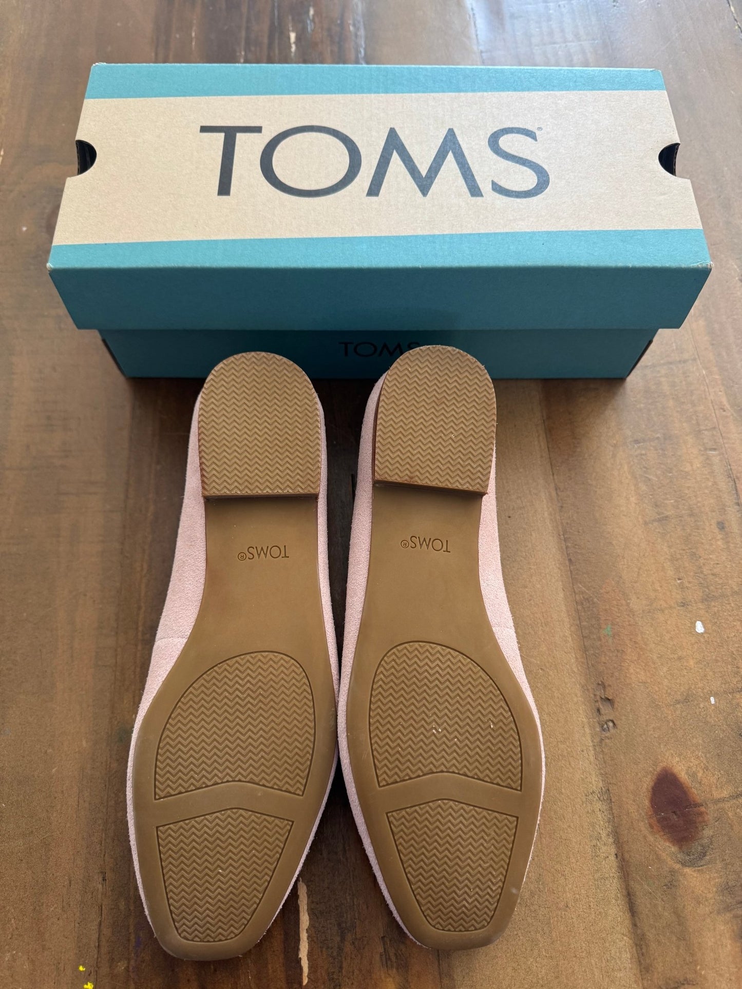TOMS Beige Pink Flats - New Without Tags, Women's 8 - Haven on Summer HillWomen's Shoes