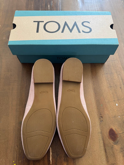 TOMS Beige Pink Flats - New Without Tags, Women's 8 - Haven on Summer HillWomen's Shoes