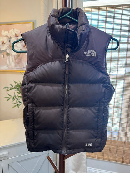 The North Face 600 Goose Filled Down Insulated Puffer Vest Dark Raisin Color, Girls S - Haven on Summer HillGirl's Apparel