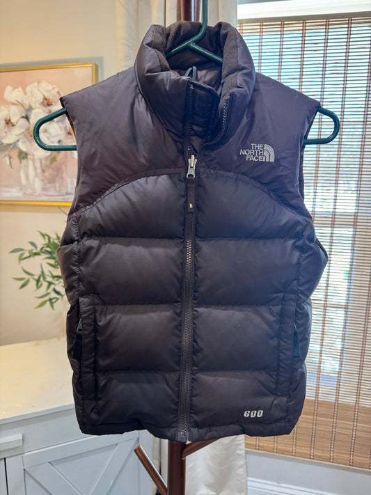 The North Face 600 Goose Filled Down Insulated Puffer Vest Dark Raisin Color, Girls S - Haven on Summer HillGirl's Apparel