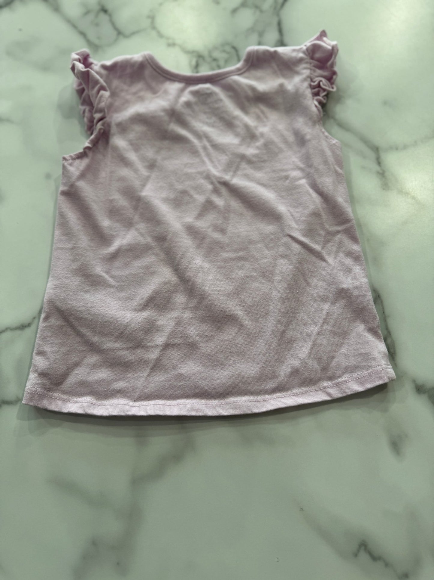 Little Mermaid Pink Sleeveless Tee 5T - Haven on Summer HillGirl's Apparel