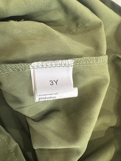 Olive Ruffle Hem Skirt 3/4T