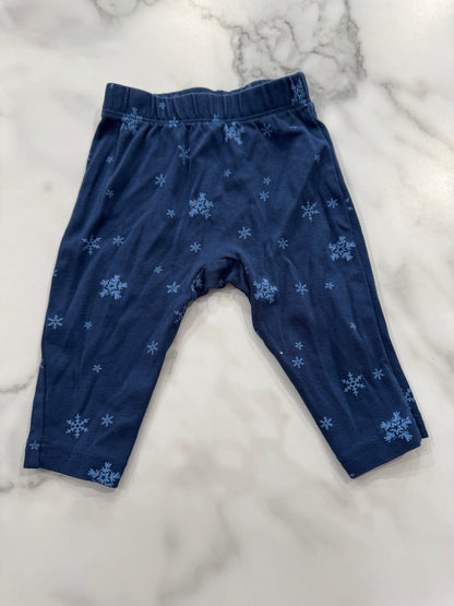 Navy Snowflakes Pants 3 Months - Haven on Summer HillBaby Boy