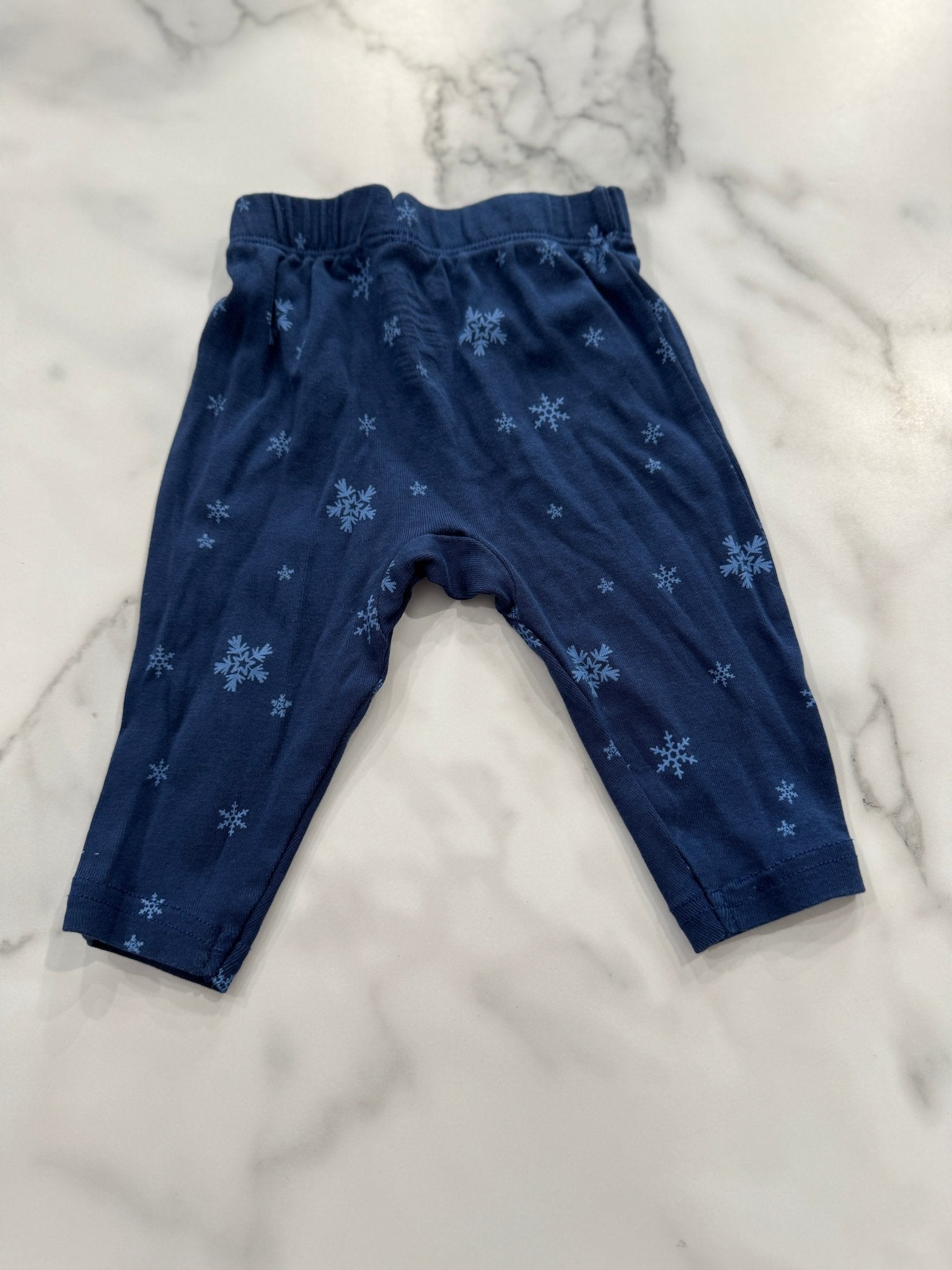 Navy Snowflakes Pants 3 Months - Haven on Summer HillBaby Boy