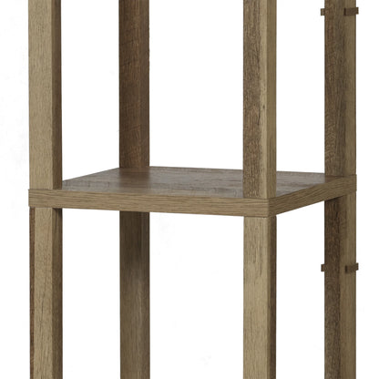 Grey Weathered Floor Shelf Lamp, Single or Set - Haven on Summer HillHome GoodsSingle Floor Lamp