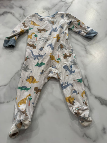 Dino Print Zip - up Sleeper 6 Month - Haven on Summer HillDollar Bin