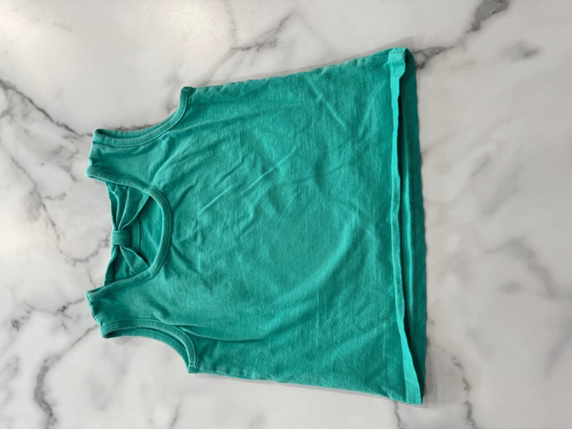 Teal Minnie Bow Back Tank 4T - Haven on Summer HillGirl's Apparel