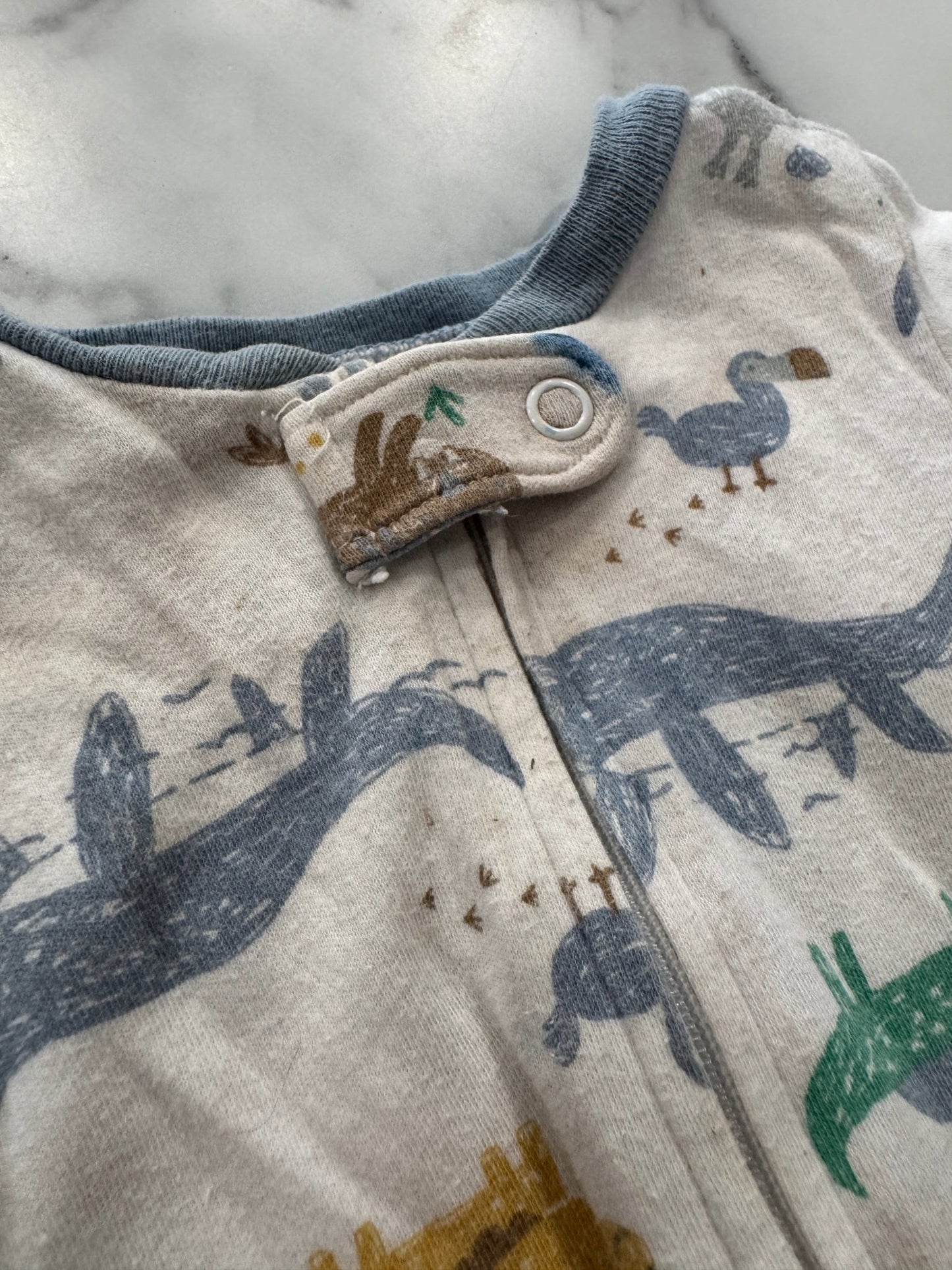 Dino Print Zip - up Sleeper 6 Month - Haven on Summer HillDollar Bin