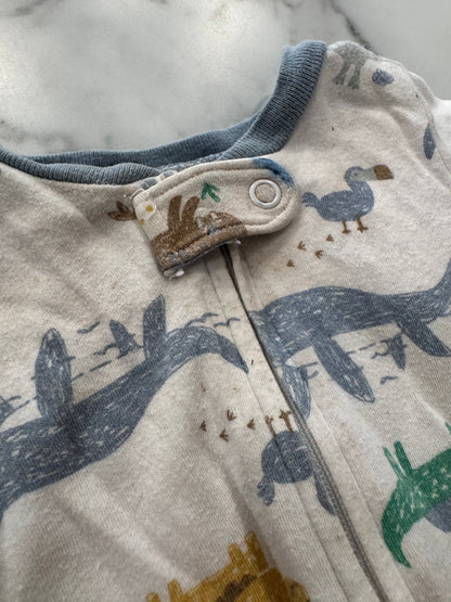 Dino Print Zip - up Sleeper 6 Month - Haven on Summer HillDollar Bin