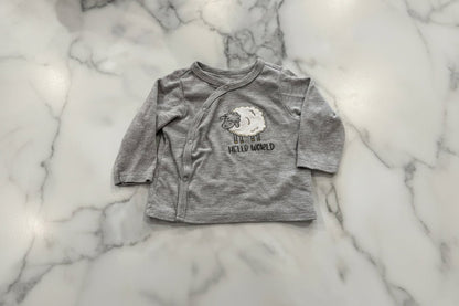 Long Sleeve Button Front Sleep Shirt 6 - 9 Months - Haven on Summer HillBaby Boy