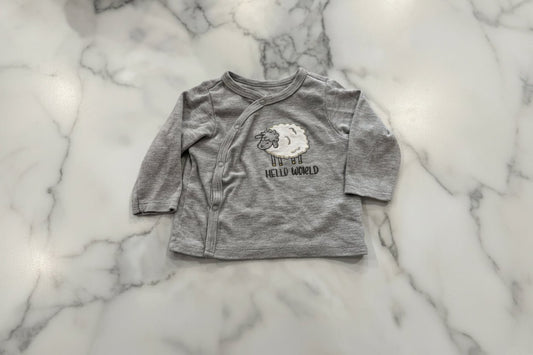 Long Sleeve Button Front Sleep Shirt 6 - 9 Months - Haven on Summer HillBaby Boy