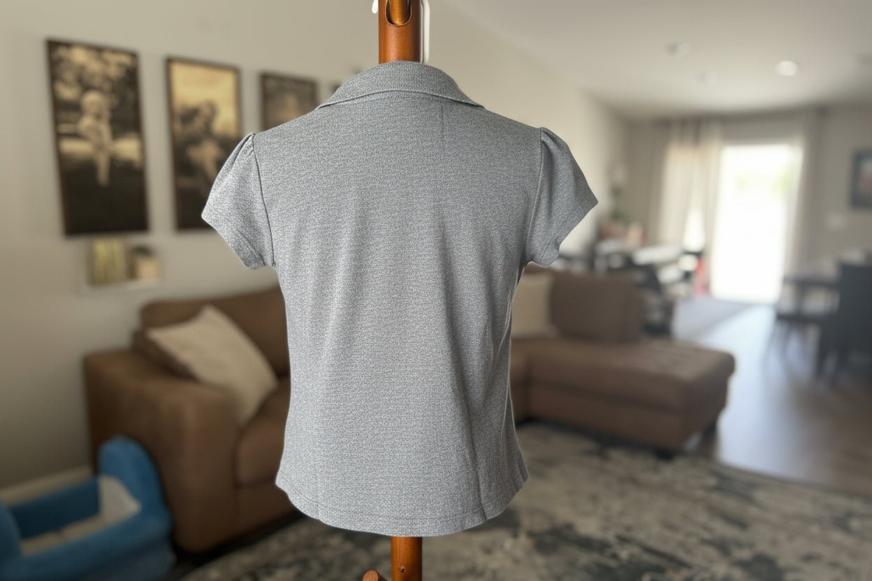 Children's Place Grey Collar Shirt 5/6 - Haven on Summer HillGirl's Apparel