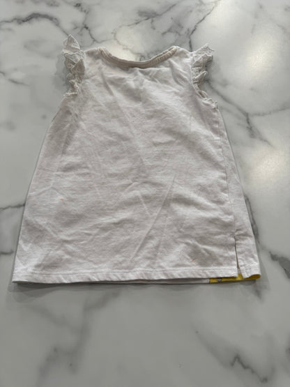 Ruffle Sleeve Giraffe Tank 4T - Haven on Summer HillDollar Bin