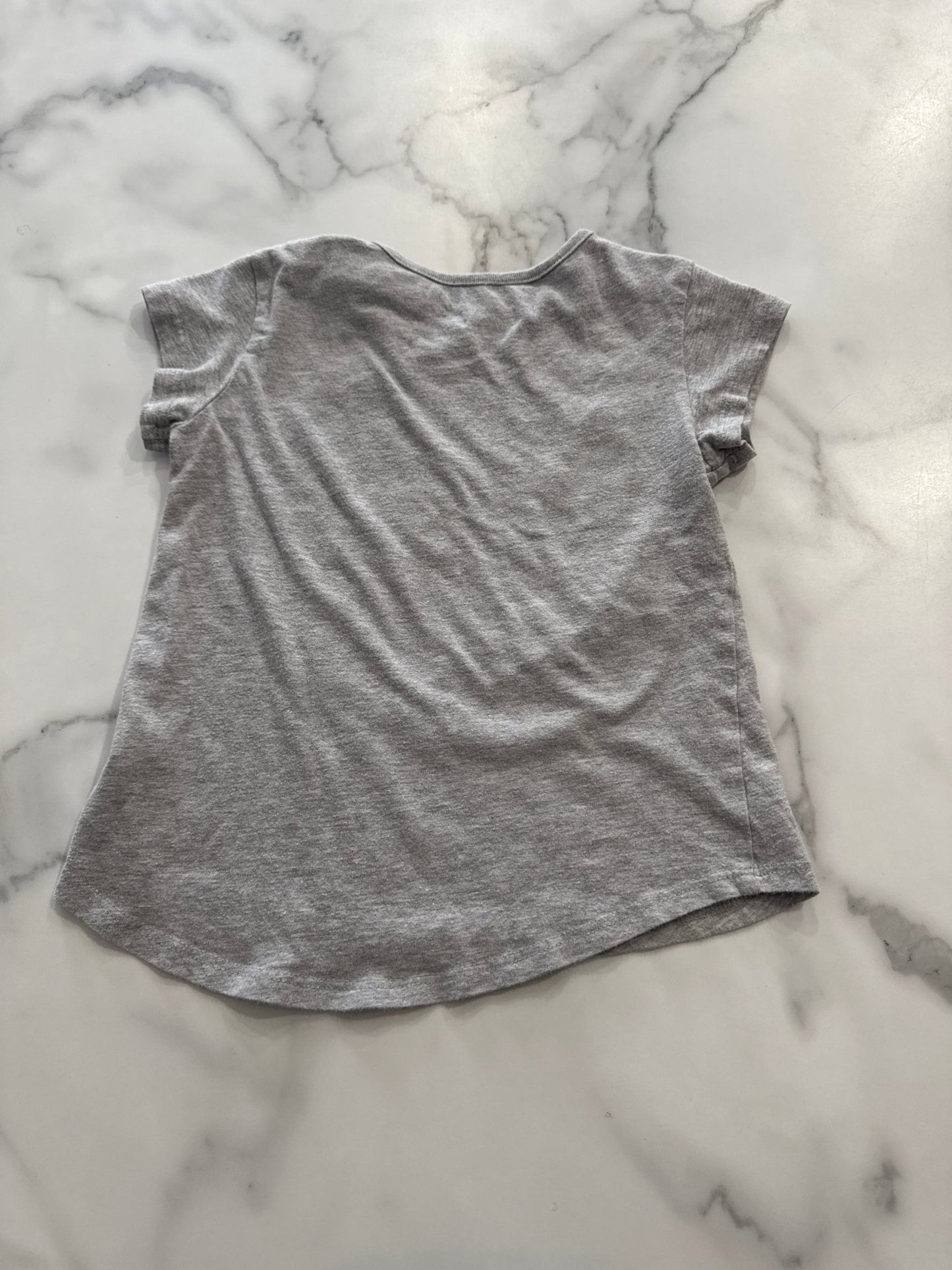 Girls Grey Barbie Tee, 5T - Haven on Summer HillGirl's Apparel