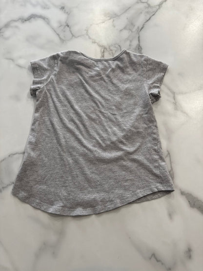 Girls Grey Barbie Tee, 5T - Haven on Summer HillGirl's Apparel