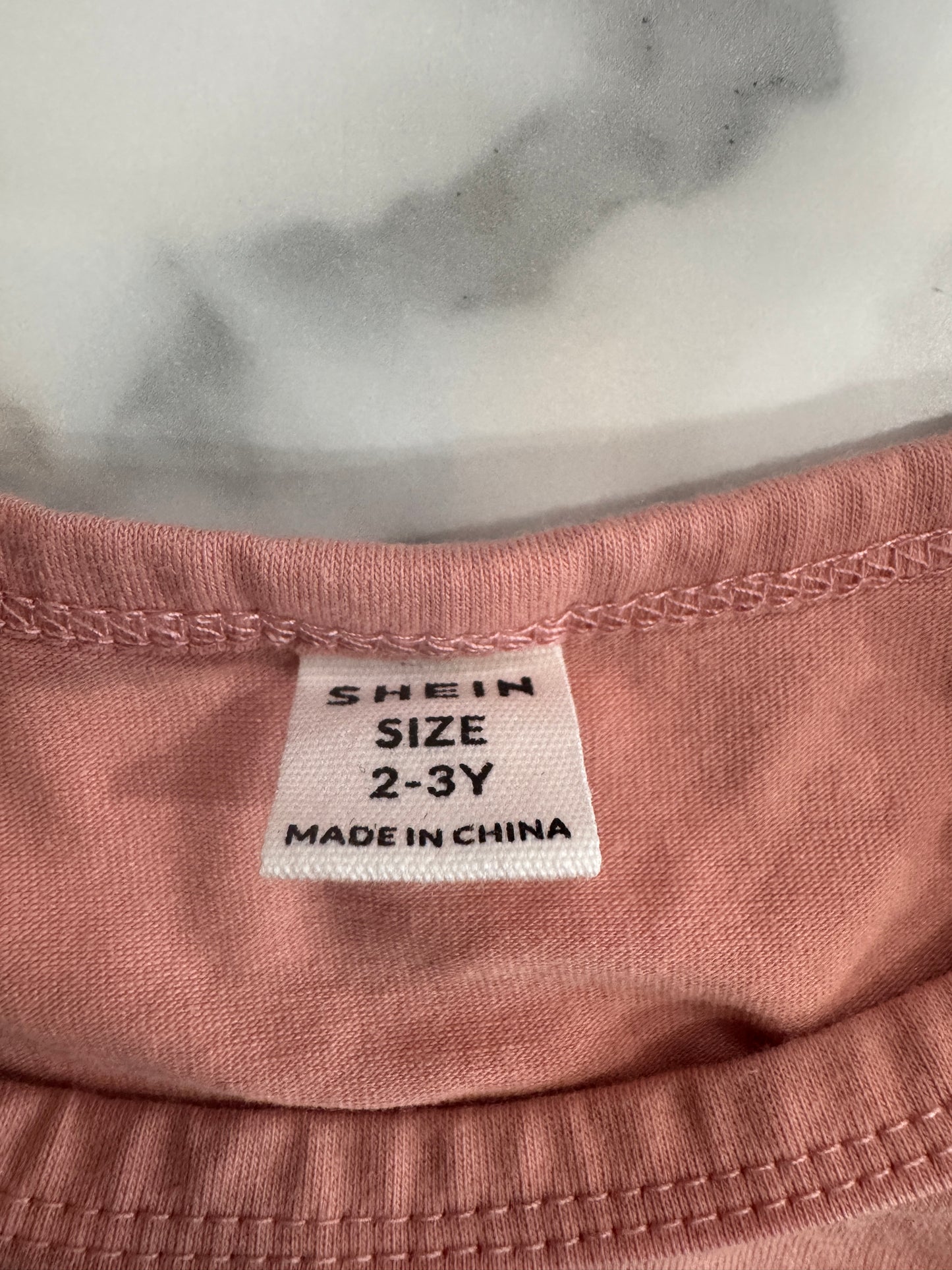 Dusty Pink Crochet Detail Tie Front Tank 2/3T