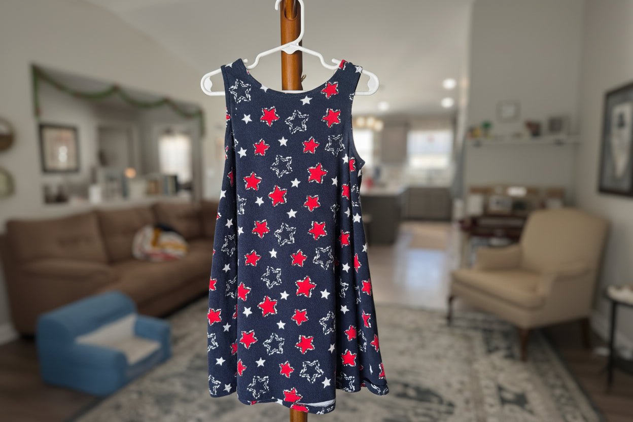 Tommy Bahama Patriotic Bow Back Dress, Girls 6 - Haven on Summer HillGirl's Apparel
