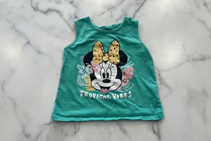 Teal Minnie Bow Back Tank 4T - Haven on Summer HillGirl's Apparel