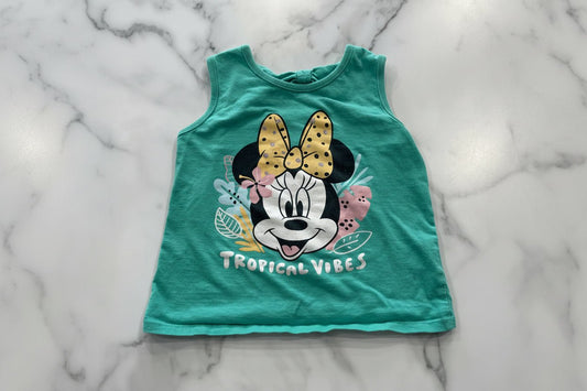 Teal Minnie Bow Back Tank 4T - Haven on Summer HillGirl's Apparel