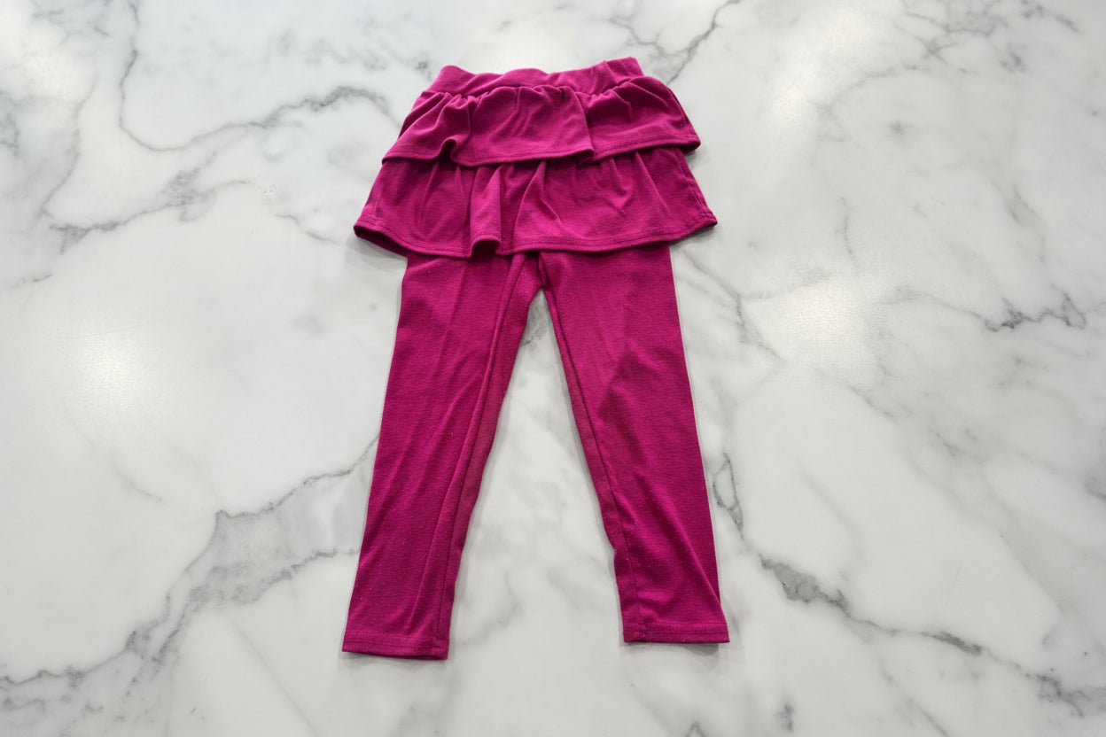 Pink Tiered Skirt with Attached Leggings - Haven on Summer HillGirl's Apparel