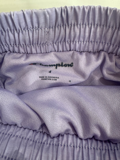 Champion Purple Shorts 2-In-One with Attached Liner Briefs 4T