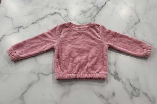 Plush Pink Fleece Sweatshirt 5T - Haven on Summer HillGirl's Apparel