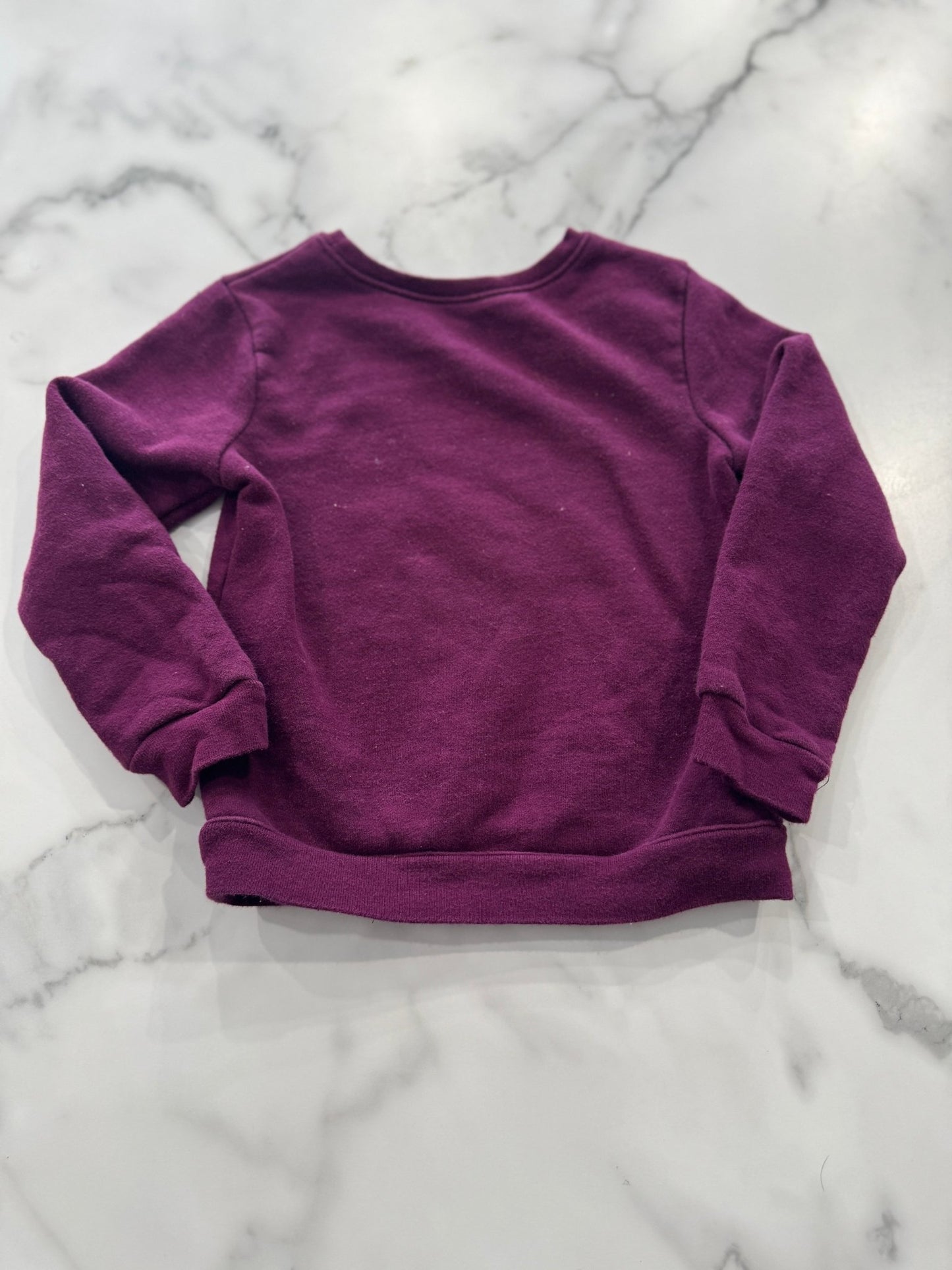 Burgundy Totally Beautiful Sweatshirt 5T - Haven on Summer HillGirl's Apparel