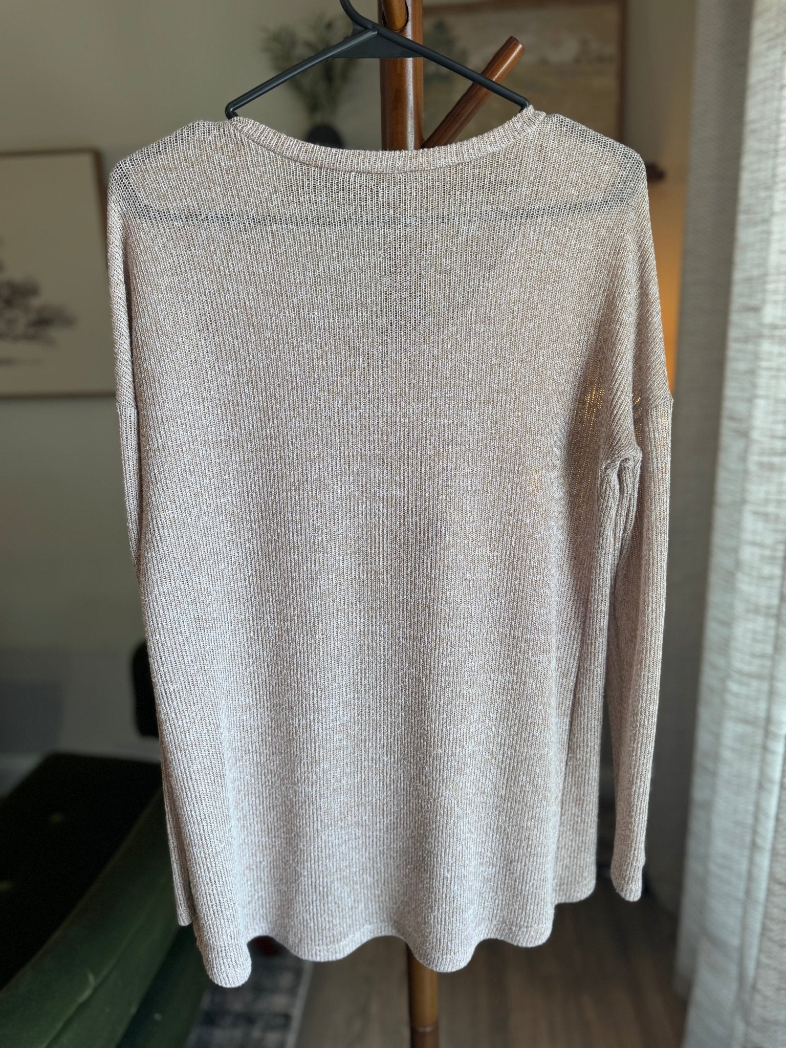 Lightweight Slightly Sheer Sweater, Women's M - Haven on Summer HillWomen's Apparel