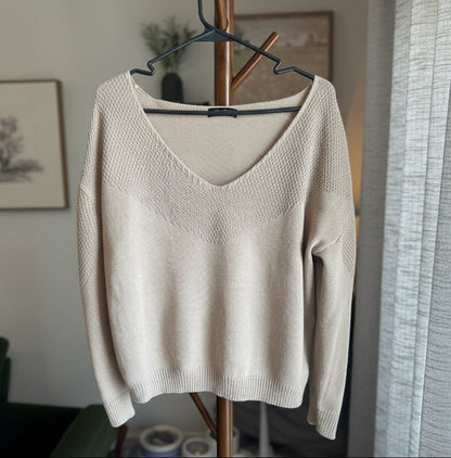 Soft Lightweight Deep V Shein Sweater Women's S - Haven on Summer HillWomen's Apparel