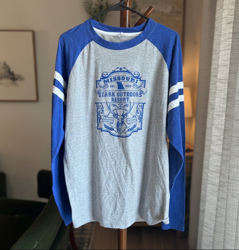 Long Sleeve Ozark Outdoors Jersey Tee, Women's XL - Haven on Summer HillWomen's Apparel