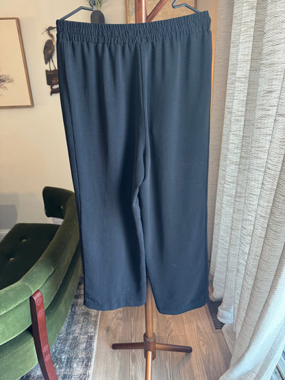 Elastic Waist Black Pant (Unlined), Women's Large - Haven on Summer HillWomen's Apparel