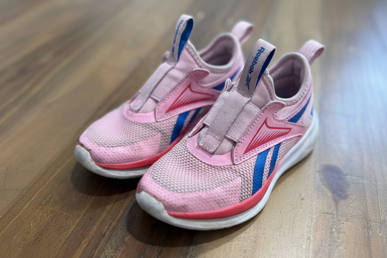 Girls Reebok Pink Pull - on Tennis Shoes Size 11.5 - Haven on Summer HillGirl's Shoes