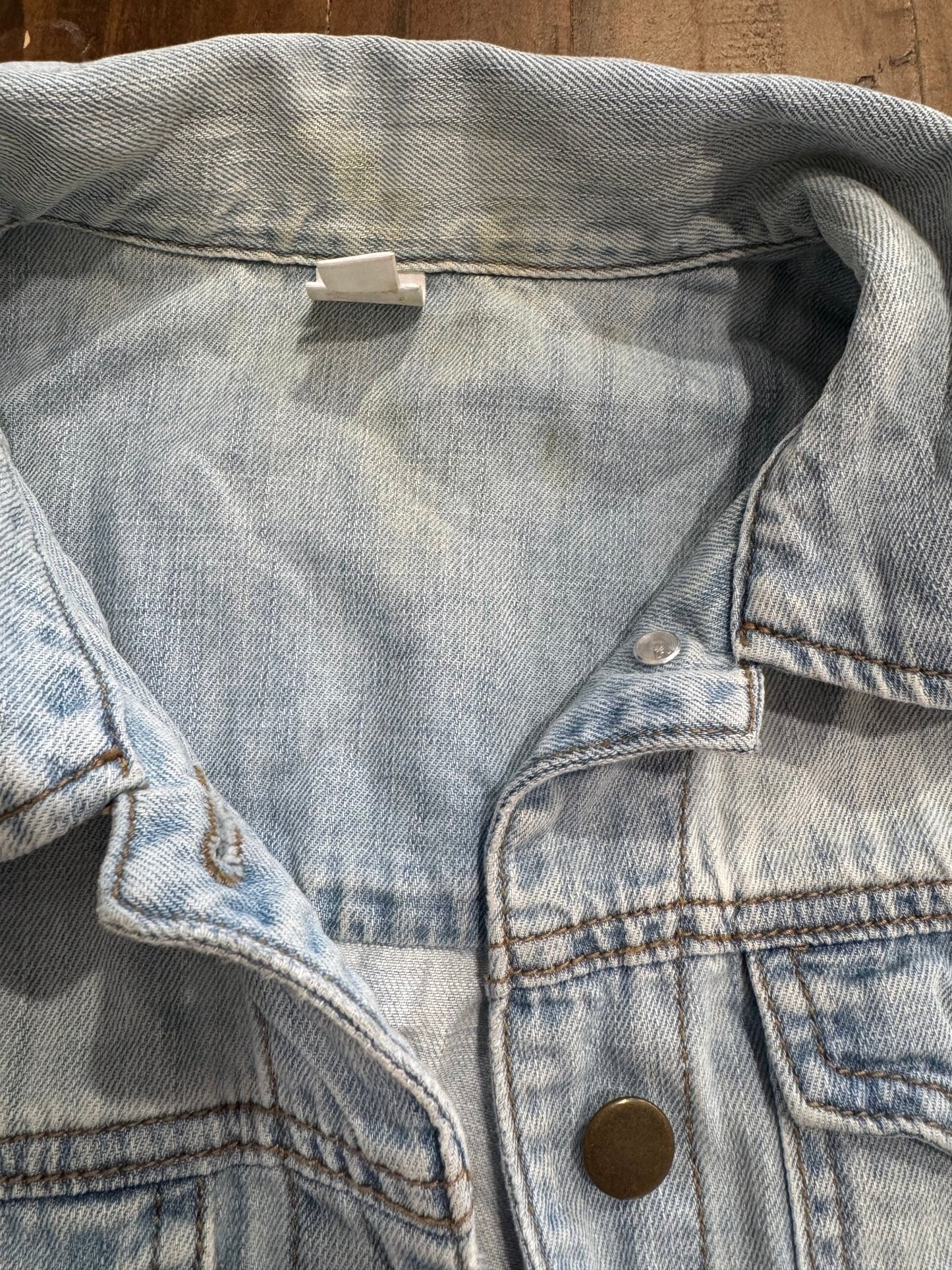 Light - Wash, Light - Weight Jean Jacket Women's Small (Discount: Neck Discoloration) - Haven on Summer HillWomen's Apparel