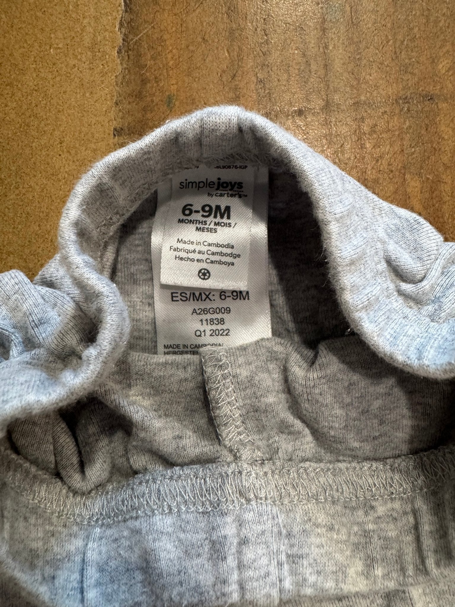 Baby Jogger Grey Sweatpants, 6 - 9 Months - Haven on Summer HillDollar Bin